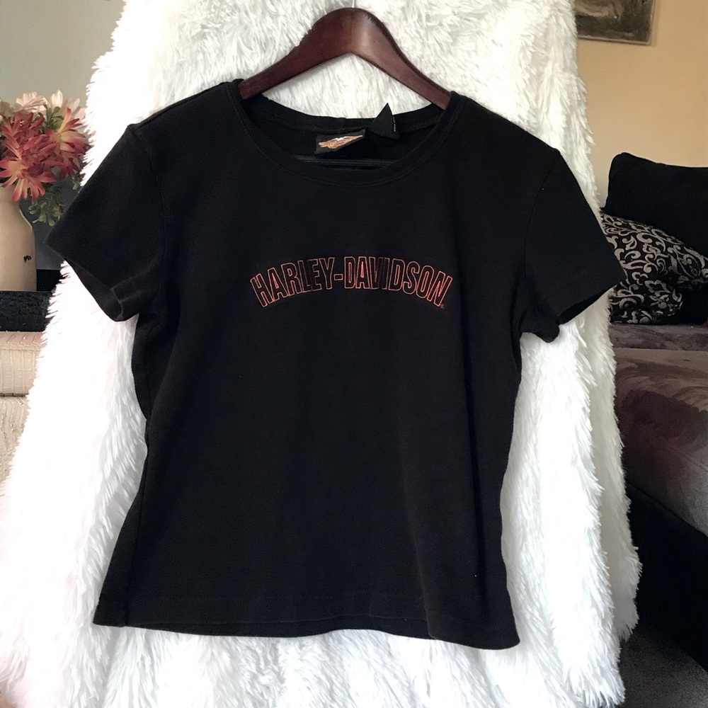 Women’s Vintage Basic Harley Tee